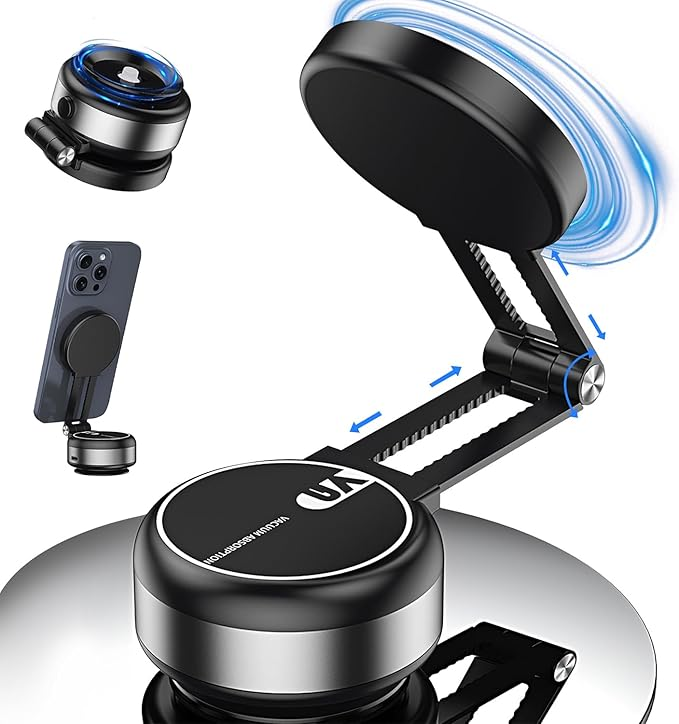 (Limited Time Discount 🔥 Last Day) Vacuum Magnetic Suction Car Phone Holder